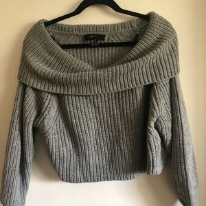 Forever 21 crop off the shoulder sweater🤩